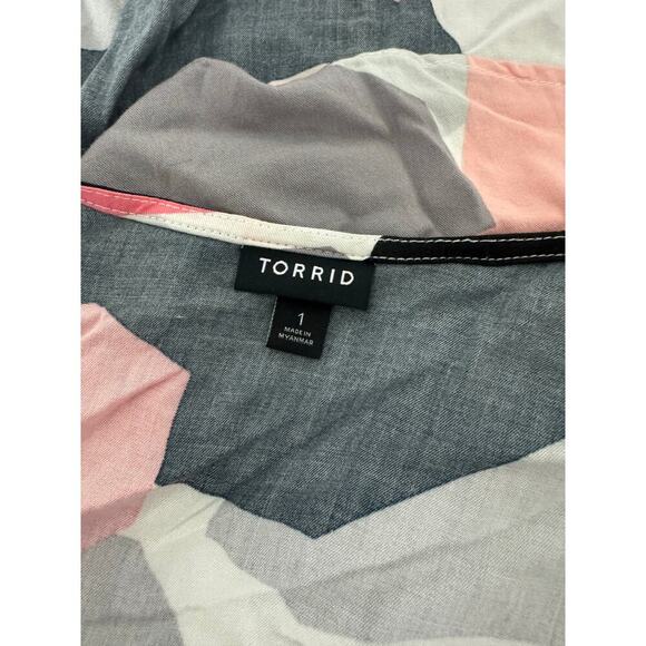 Torrid Essential Multi-Color Geometric Print Tank Top 1X (14/16) - Picture 9 of 9